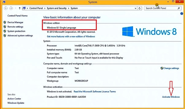Windows 8.1 serial key professional edition key